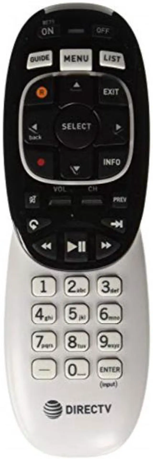 Alt view image 3 of 9 - DirecTV RC66RX Universal RF Remote DTV RF Remote