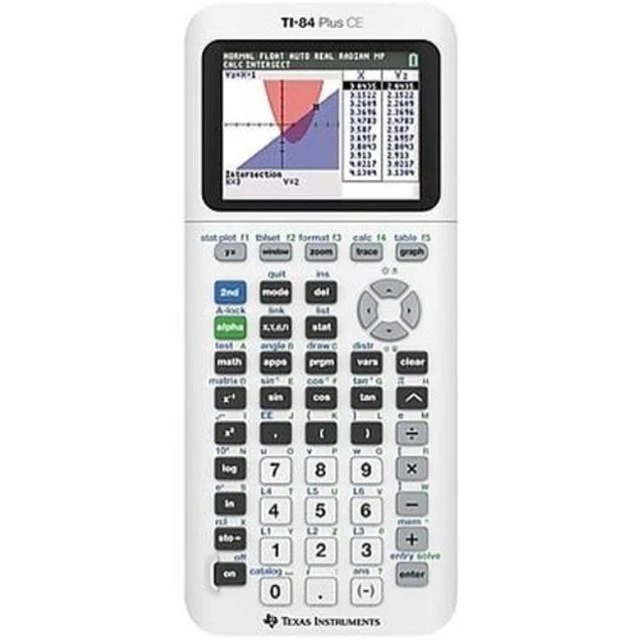 Alt view image 13 of 16 - Texas Instruments TI84PLSCEWHITE