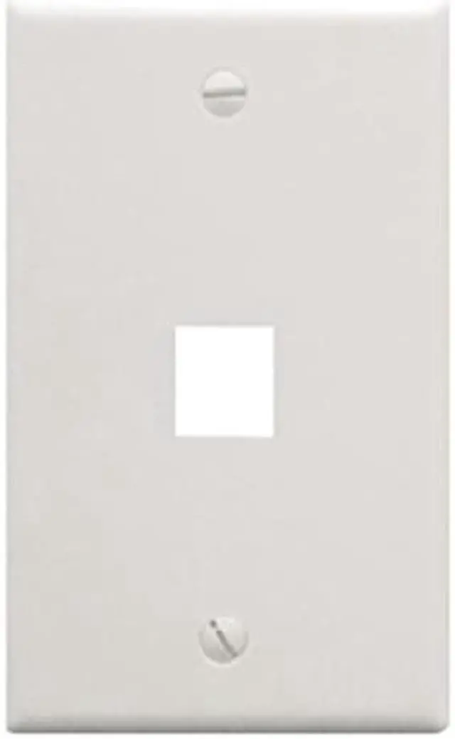 Alt view image 2 of 5 - ICC FACE-1-WH IC107F01WH - 1PORT FACE WHITE