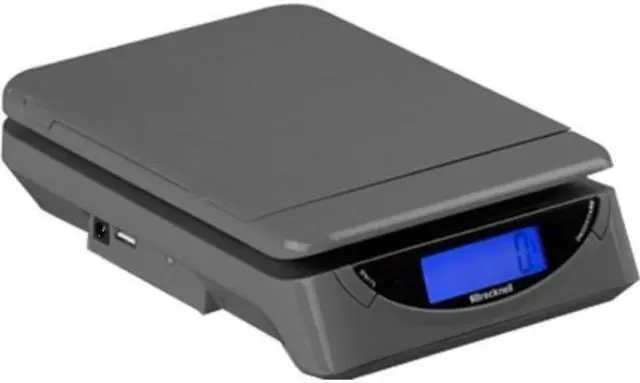 Alt view image 9 of 15 - Brecknell 25lb Electronic Postal Shipping Scale 8 x 6 Platform Gray PS25