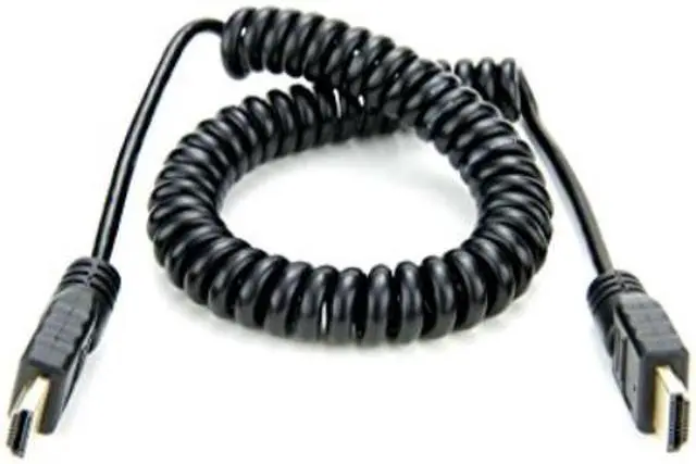Alt view image 5 of 8 - Atomos 19.68"/50cm Coiled Full Size HDMI to Full Sized HDMI Cable #ATOMCAB011