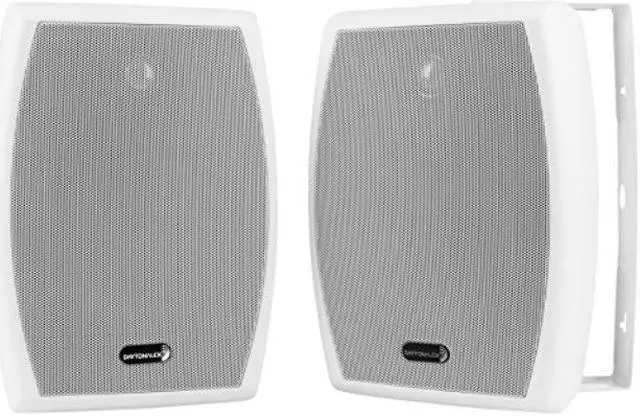 Alt view image 3 of 4 - dayton audio io655wt 6-1/2" 2-way 70v indoor/outdoor speaker pair white