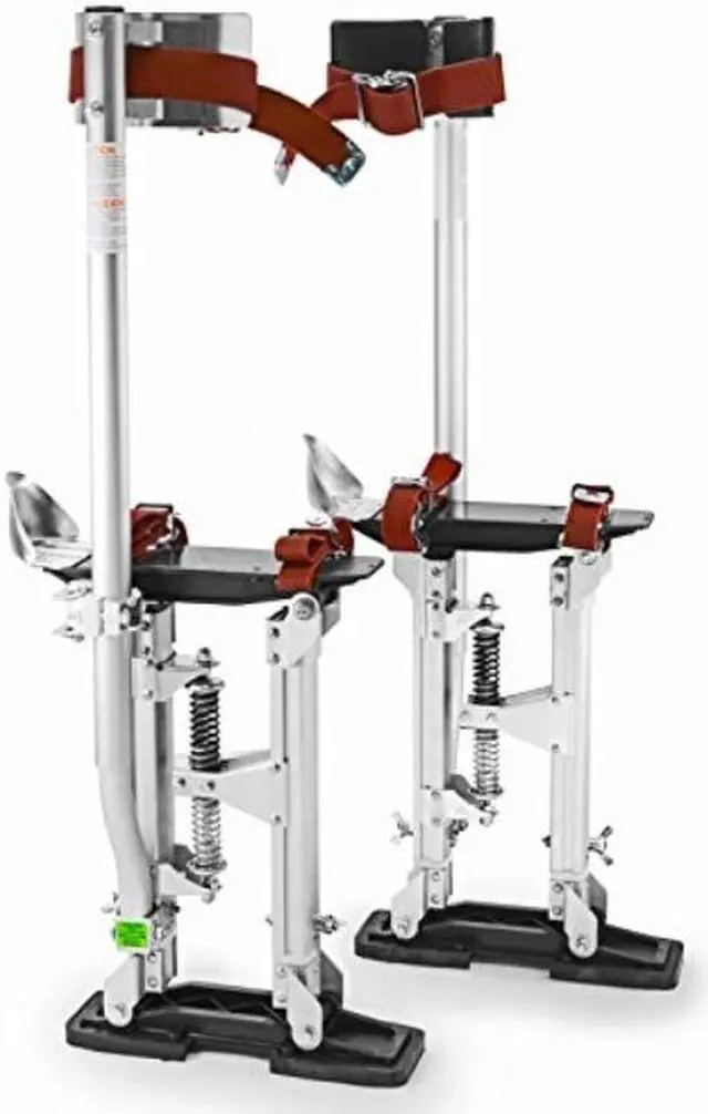 Alt view image 4 of 6 - GypTool Pro 18" - 30" Drywall Stilts - Silver