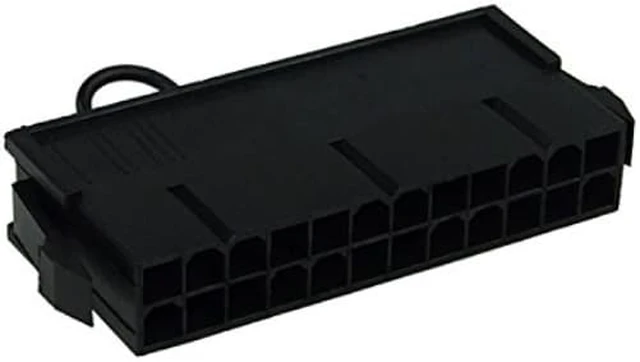 Alt view image 8 of 10 - Phobya PSU Manual Start Bridge (24 Pin) | Black (52182)