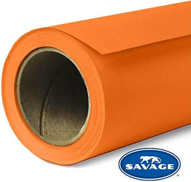 Alt view image 9 of 9 - Savage 53" x 12yds Background Paper (#24 Orange)