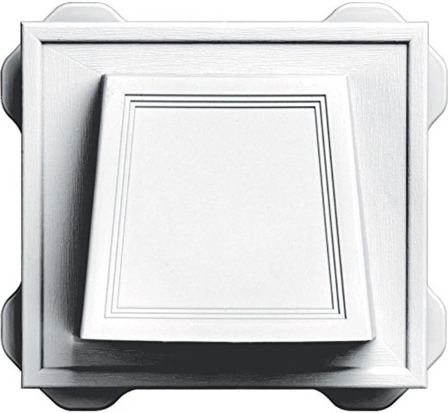 Alt view image 2 of 2 - VNTLR HDD 4in WHT 12sq-in Builders Edge Utililty Vents / Exhaust Vents White