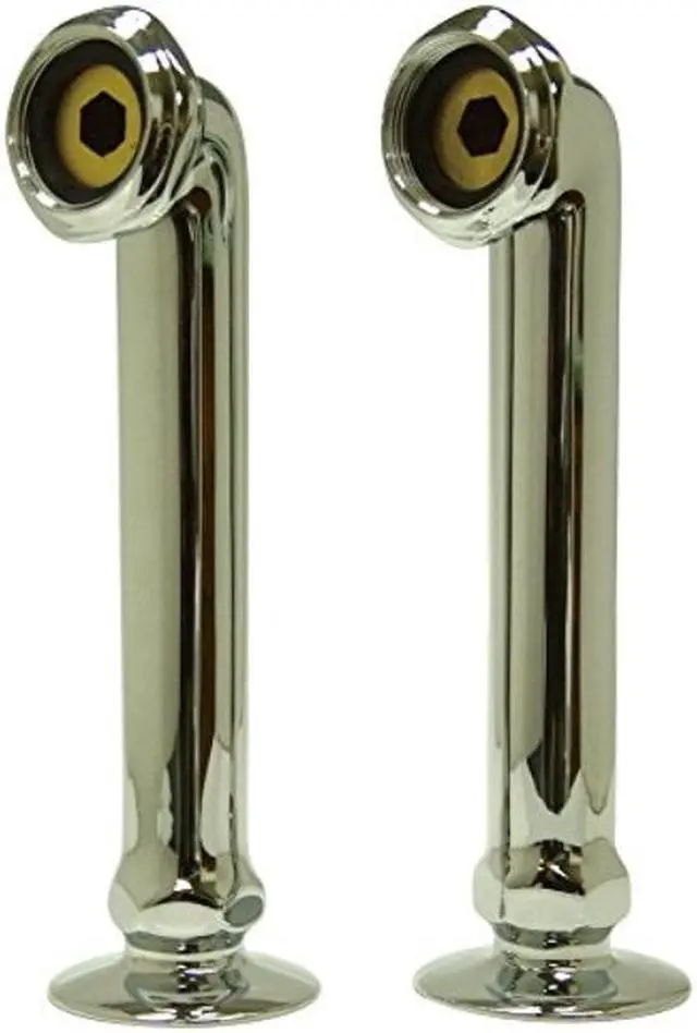 Alt view image 7 of 8 - Kingston Brass CC6RS1 6 in. Deck Mount Risers for Clawfoot Tub Faucet