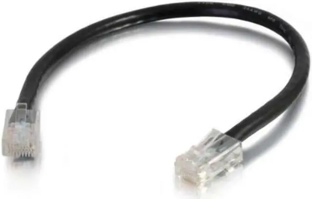 Alt view image 3 of 4 - C2G 04108 Cat6 Cable - Non-Booted Unshielded Ethernet Network Patch Cable, Black (3 Feet, 0.91 Meters)