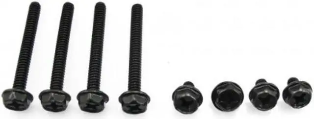 Alt view image 3 of 4 - XSPC Radiator Screw Set, #6-32 UNC, Mixed 5mm & 30mm, Black, 8-pack