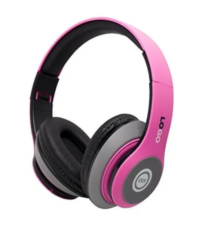 Alt view image 3 of 3 - ijoy matte finish premium rechargeable wireless headphones bluetooth over ear headphones foldable headset with mic glm