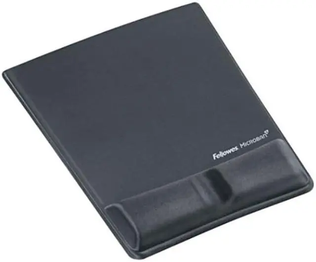 Alt view image 3 of 4 - Fellowes Mouse/Wrist Support with Microban Protection, Gel, Graphite (9184001)