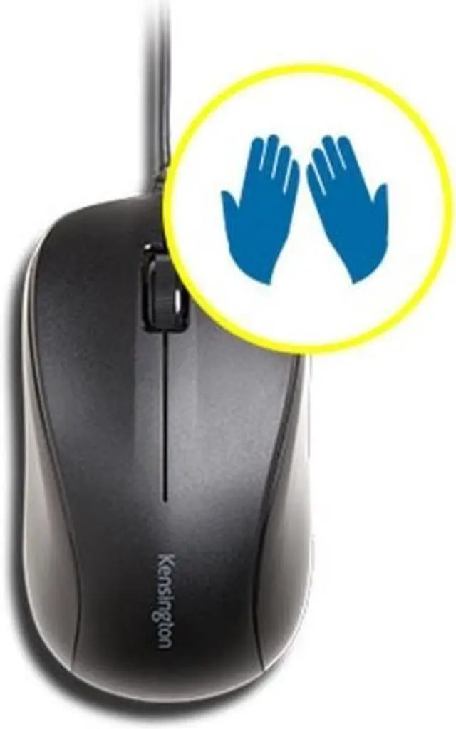 Alt view image 5 of 11 - Kensington K74531WW Black 3 Buttons USB Wired Optical Mouse