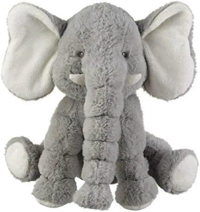 Main image of Baby Ganz 14" Gray Jellybean Elephant Stuffed Animal Toy