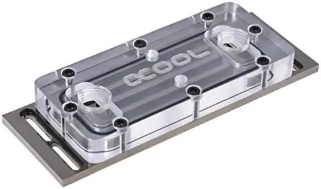 Alt view image 6 of 8 - Alphacool D-RAM Cooler X4 Universal, Black Nickel/Plexi
