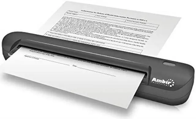 Alt view image 2 of 2 - Ambir PS600-AS Business Card Scanner