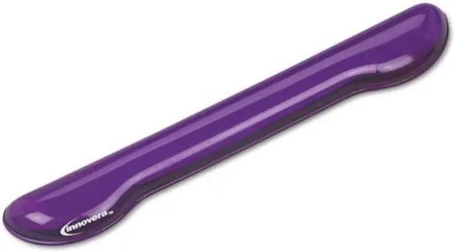 Alt view image 3 of 6 - Innovera Gel Keyboard Wrist Rest, Purple (IVR51441)