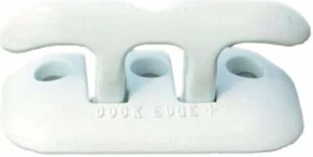 Alt view image 2 of 6 - DOCK EDGE FLIP UP DOCK CLEAT 8" WHITE