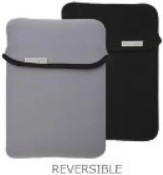 Alt view image 4 of 6 - Reversible & Durable Neoprene Sleeve For The Apple Ipad - Black/Gray