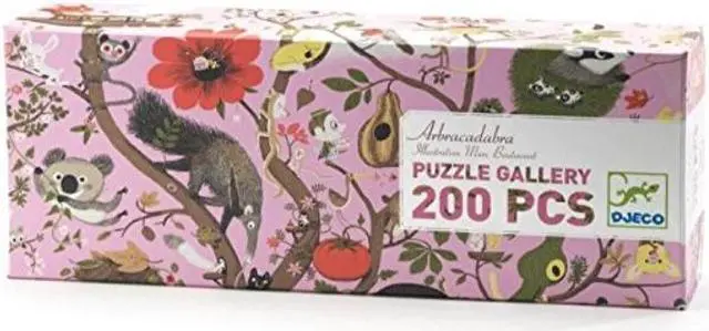 Alt view image 2 of 7 - djeco abracadabra gallery large jig saw puzzle