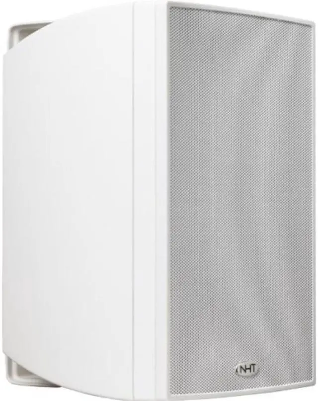 Alt view image 15 of 15 - NHT O2-ARC High-Performance Outdoor On-Wall Loudspeaker (Single, White)