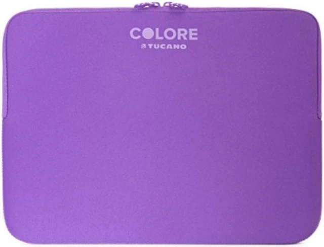 Alt view image 20 of 20 - TUCANO BFC1314PURP 13-14 inch Colore Second Skin Laptop Sleeve - Purple