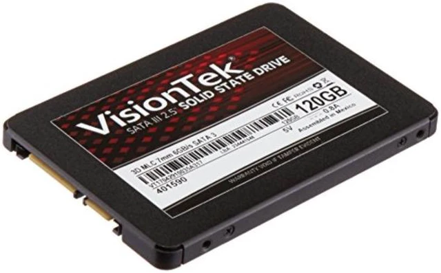 VisionTek 2.5" 120GB SATA III 3D MLC Internal Solid State Drive (SSD ...