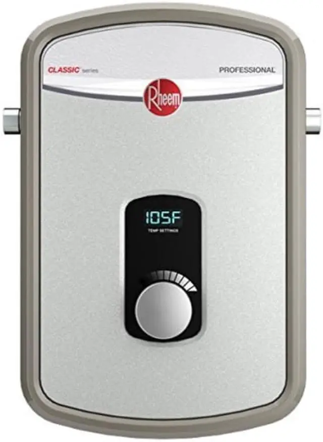 Alt view image 3 of 5 - Rheem Electric Tankless Water Heater   RTEX-13