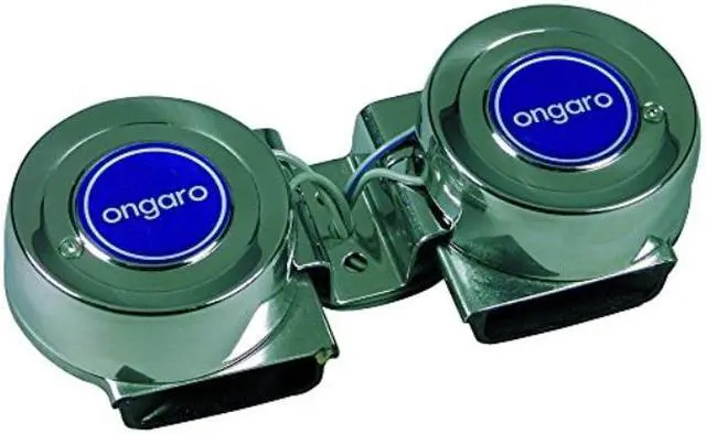 Alt view image 2 of 6 - Ongaro Mini Compact Twin Horn 12V