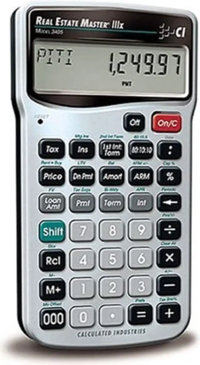 Alt view image 8 of 12 - Calculated Industries Real Estate Master 3405