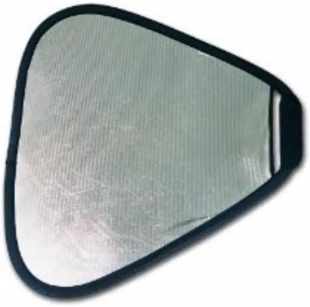 Alt view image 4 of 4 - Manfrotto 30" TriGrip Collapsable Triangular Reflector, Built-In Handle, Silver/White