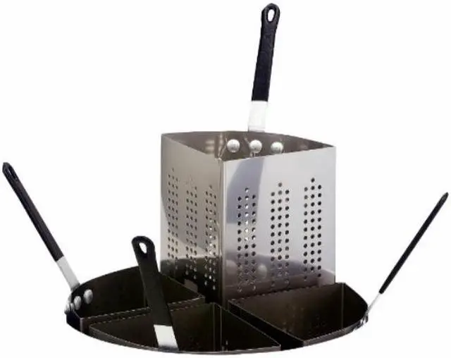 Main image of Crestware Stainless Steel Insert for 20-Quart Four Compartment Pasta Cooker