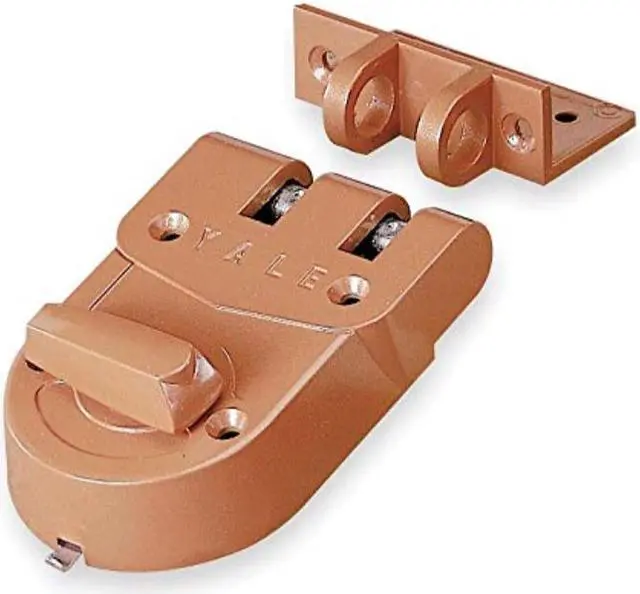 Alt view image 2 of 2 - Yale Security, V197, Jimmy Proof Single Cylinder Deadlock, Two Hardened Steel Interlocking Deadbolts