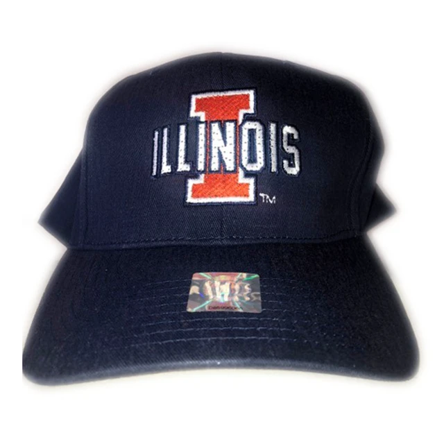 Alt view image 2 of 2 - Blinkee 3015000 Illinois University Flashing Fiber Optic Cap