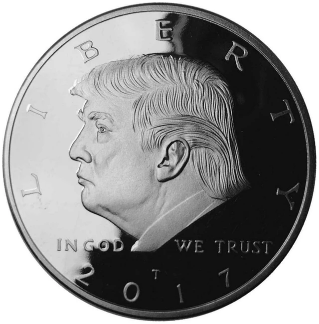 Main image of 2017 Silver Donald Trump Eagle Commemorative Coin