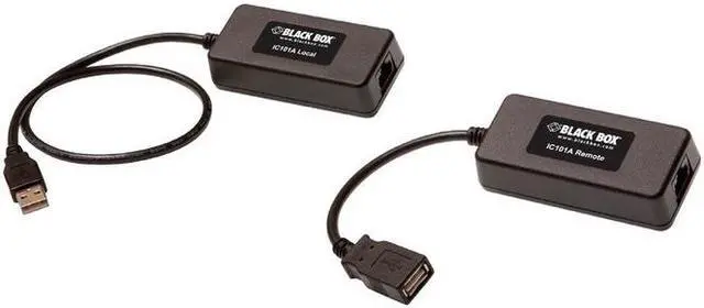 Alt view image 2 of 3 - Black Box IC101A USB 1.1 CAT5 Extender, 1-Port