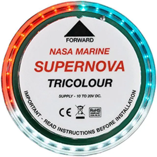 Alt view image 3 of 9 - Clipper Supernova Combi LED Tricolor Masthead Anchor Light