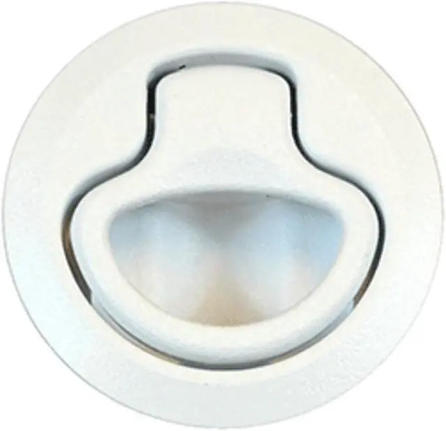 Alt view image 3 of 8 - Southco Flush Pull Latch - Push To Close - Medium - White