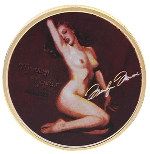 Main image of Marilyn Monroe Commemorative Souvenir Gold Coin