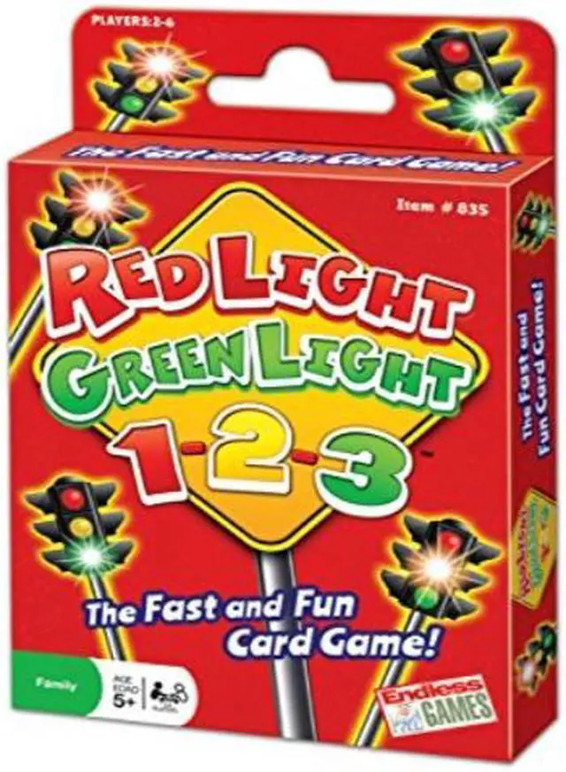 Alt view image 4 of 6 - Red Light Green Light 1 2 3 Card Game by Endless Games