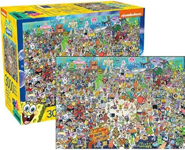 Main image of spongebob squarepants 3,000pc puzzle