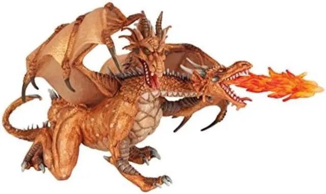 Alt view image 5 of 5 - Papo Two Headed Dragon Gold