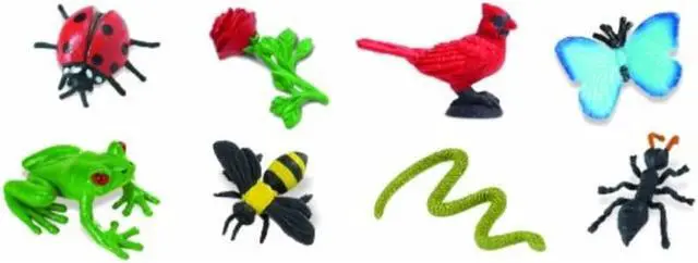 Alt view image 6 of 7 - Garden Fun Pack Mini Good Luck Figures Safari Ltd