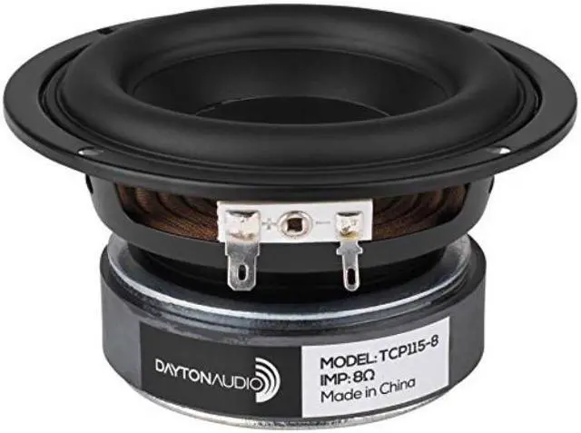 Main image of Dayton Audio TCP115-8 4" Treated Paper Cone Midbass Woofer 8 Ohm