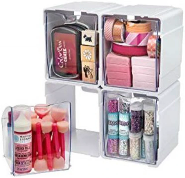 Alt view image 8 of 9 - Tilt Bin - Pack Of 4-White