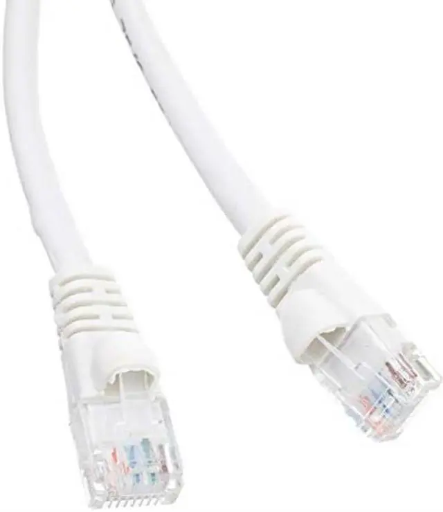Main image of Cat6 Ethernet Patch Cable Snag-less/Molded Boot 3 foot - White