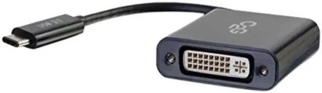 Alt view image 9 of 19 - USB-C TO DVI ADAPTER BLACK*