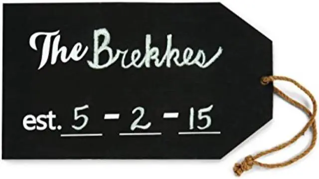 Alt view image 4 of 4 - Mud Pie Mr and Mrs Wedding Hang Tag Door Wall Decor Burlap Photo Op Mud Pie