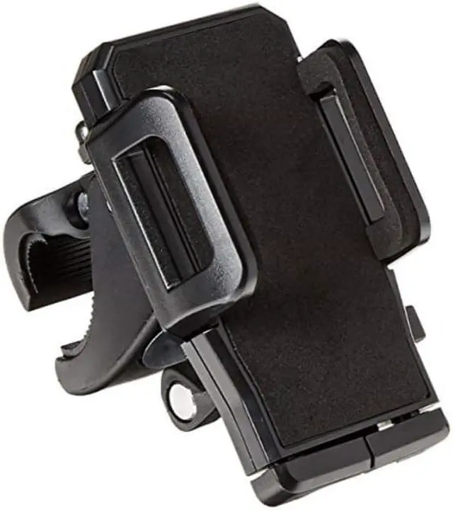 Alt view image 4 of 4 - Diamond Plate Adjustable Motorcycle/Bicycle Phone Mount