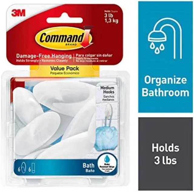 Alt view image 8 of 9 - Command Medium Wire Hooks 13/Pack (1706513NA)