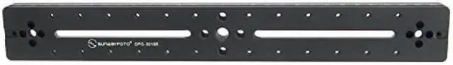 Alt view image 4 of 12 - SunwayFoto DPG-3016R 11.81x0.62" Multi-Purpose Rail with Double Arca Dovetails